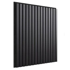 Artika Sonolok Black Sound Absorbing Slatted Panel Kit 4 Pack 23.62x23.62